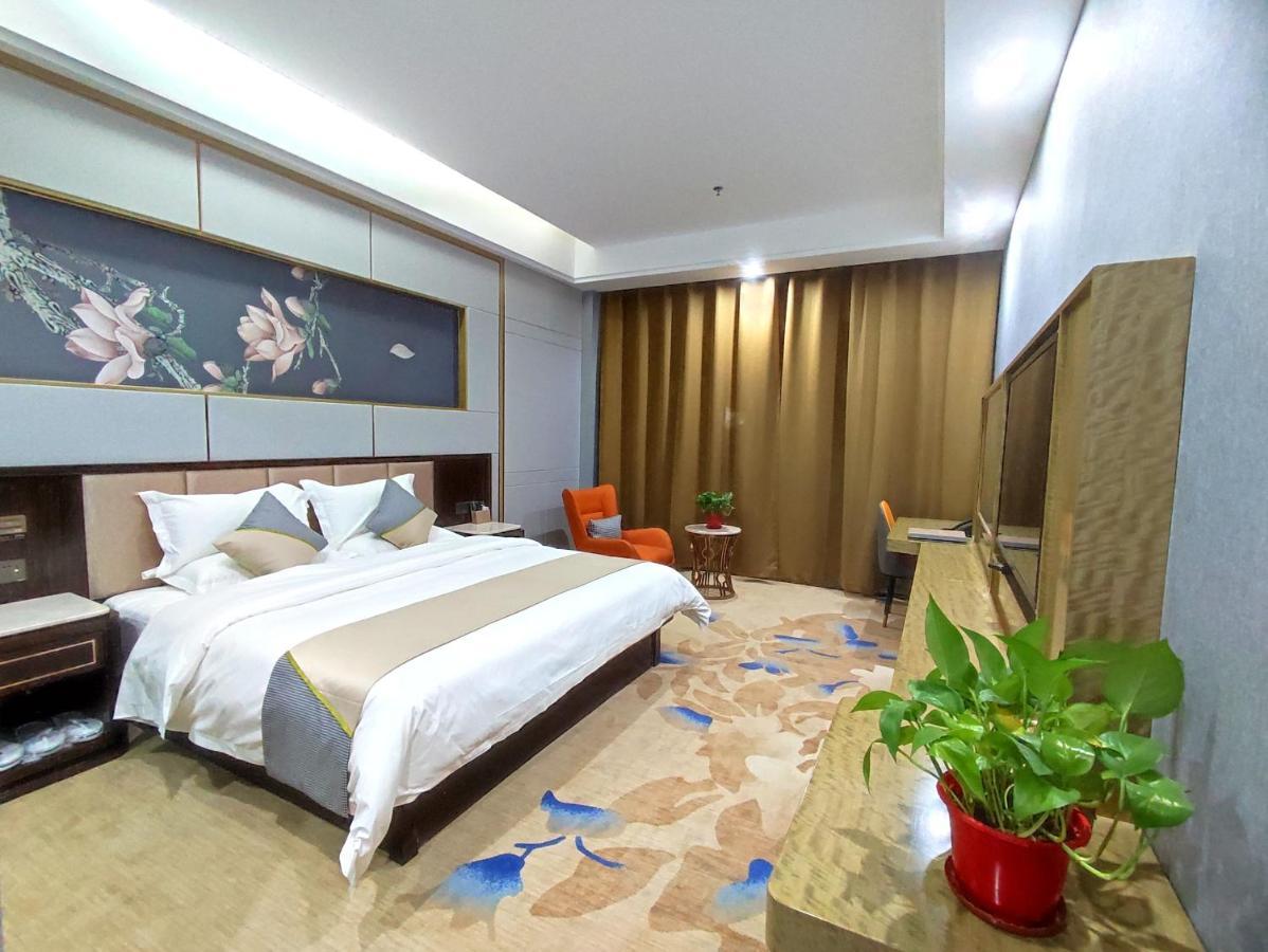 Zhangye Kai Rui Hotel Bagian luar foto