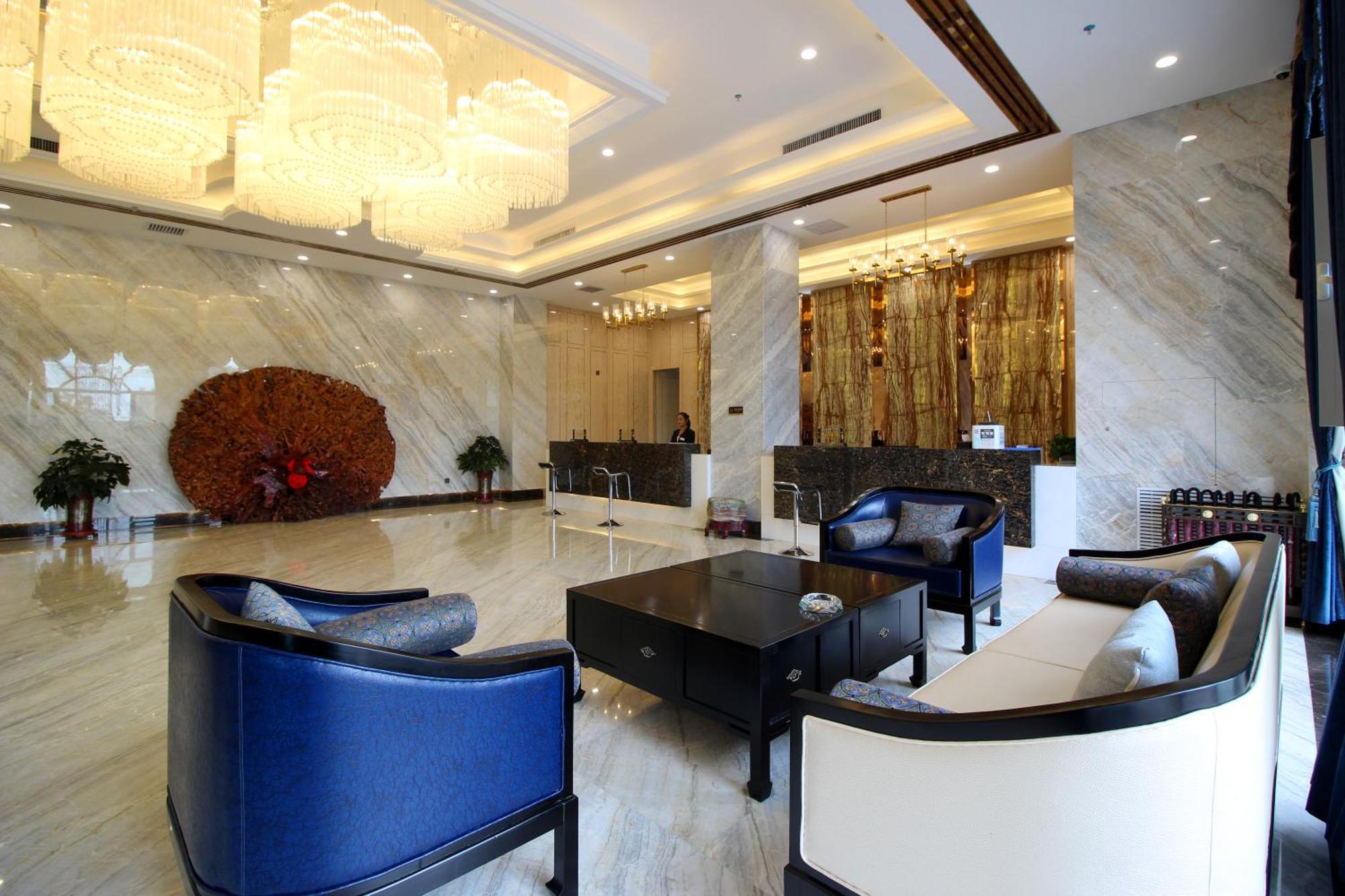 Zhangye Kai Rui Hotel Bagian luar foto